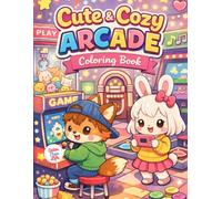Cute and Cozy Arcade Coloring Book: 40 Images | 8.5x11 | Arcade, Retro Gaming, 90s-2000s, Pixel, Friendly, Simple, Easy | Mindful Coloring and Stress ... and Seniors (CuterThanLife Coloring Books)