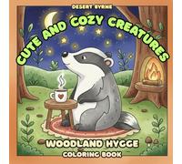 Cute and Cozy Creatures: Woodland Hygge Coloring Book
