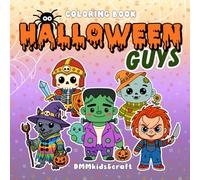 Cute and Cozy Halloween coloring book - Halloween guys - coloring book for kids, teens and adults: Bold and easy coloring book , 50 simple designs coloring pages - spooky season