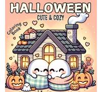Cute and Cozy Halloween to color: Coloring book with 60 Fun and Adorable Designs in a Spooky Autumn Vibe. Bold & Easy for All Ages. (Bold & Easy Coloring Books)
