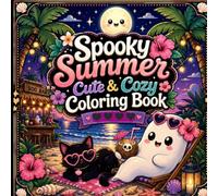 Cute and Cozy Spooky Summer Coloring Book: Featuring Enchanting Characters, Sunny Adventures, and Magical Coloring Fun.