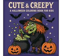 Cute and Creepy Halloween Coloring Adventure: Single sided coloring pages for little hands