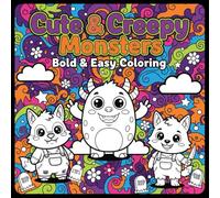 Cute And Creepy Monsters Coloring Book