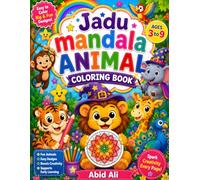Cute and Easy Animal Designs for Boys & Girls | Fun Coloring Activity Book for Children: Magical Animal Mandala Coloring Pages with Cute Creatures, ... Designs, and Creative Fun for Kids Ages 3-9