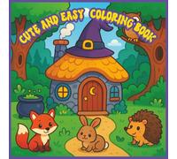 Cute and Easy Coloring Book: Over 60 Unique and Engaging Halloween Images Featuring Witches, Wizards, Ghosts, Skeletons Elves , Gnomes and Scarecrows- Holiday Coloring Fun for Kids & Families