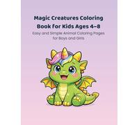 Cute and Easy Fantasy Coloring Pages: Cute and Easy Fantasy Coloring Pages with Unicorns, Dragons, and Fairies