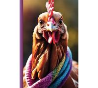 Cute and Funny Animal Notebook - Chicken: A Checkered Journal with an Inspiring and Motivational Quote on Every Page