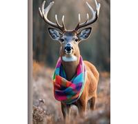 Cute and Funny Animal Notebook - Deer: Composition Journal College Ruled with an Inspiring and Motivational Quote on Every Page