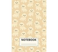 Cute and Repetitive Design for Dog Lovers. Composition Notebook 6x9" 100 Blank Pages. Ideal Gift for Dog Lovers, Maltese Owners Shih Tzu Owners and ... Journaling, Sketching and Everyday Writing