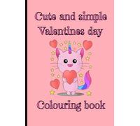 Cute and simple Valentines day colouring book