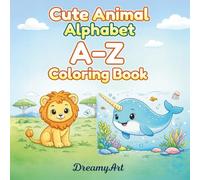 Cute Animal Alphabet A-Z Coloring Book