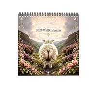 Cute Animal Calendar 8.3 Inch Monthly Planner Wall Art Bedroom Office Decor