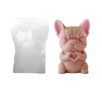 Cute Animal Candle Mold | Silicona, 6 x 5.5 x 8.5 cm, Puppy | DIY Scented Wax Mold | Handmade Resin Soap old For Turtle, Frog, Dog, Home Decor