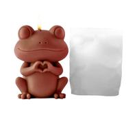 Cute Animal Candle Mold | Silicona, 6 x 5.5 x 8.5 cm, Puppy | DIY Scented Wax Mold | Handmade Resin Soap old For Turtle, Frog, Dog, Home Decor