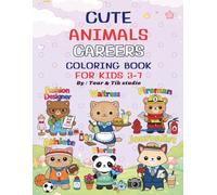 Cute animal careers: Etsy & Fun coloring pages to inspire dream jobs for kids ages 3-7