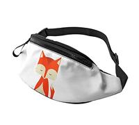 Cute Animal Cartoon Fire Fox Fanny Pack Sport Casual Riñonera para Mujeres Hombres de Moda