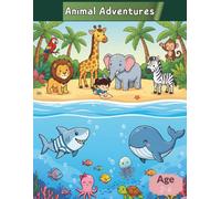 Cute Animal Coloring Book for Kids Ages 2-6: Easy Coloring Pages with Farm, Jungle & Ocean Animals: 99 Simple Designs for Preschool Boys & Girls to Build Creativity and Fine Motor Skills