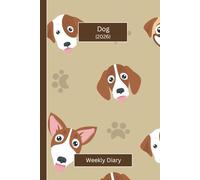 Cute Animal Diaries - Dog (Hardcover): A gorgeous Week View Planner 2026 (spread across 2 pages). It's an ideally sized (6"x9") animal themed journal ... pages. Great gift for friends and family.
