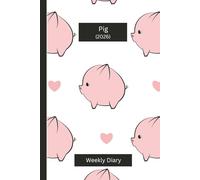 Cute Animal Diaries - Pig (Hardcover): A gorgeous Week View Planner 2026 (spread across 2 pages). It's an ideally sized (6"x9") animal themed journal ... pages. Great gift for friends and family.