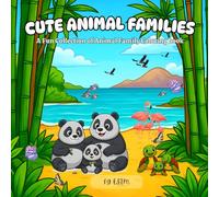 Cute Animal Families: A Fun Collection of Animal Family Coloring Book
