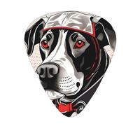 Cute Animal Farm Dog 1 Púa de guitarra impresa, paquete de 12, incluye calibres delgados, medianos y pesados, adecuados para guitarra, ukelele