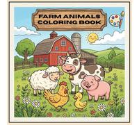 Cute Animal Friends: A Kawaii Coloring Journey with Adorable Creatures from the Farm for children 3 - 5