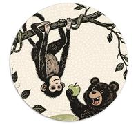 Cute Animal Friends Puzzle De 1000 Piezas Rompecabezas para Adultos Rompecabezas 1000 Piezas para Adultos Zoo para Amantes O Amigos Rompecabezas Imposable 1000pcs (67.5x67.5cm)
