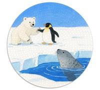 Cute Animal Friends Puzzle De 1000 Piezas Rompecabezas para Adultos Rompecabezas 1000 Piezas para Adultos Zoo para Amantes O Amigos Rompecabezas Imposable 1000pcs (67.5x67.5cm)