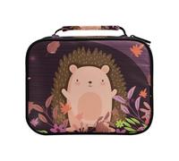 Cute Animal Hello Autumn - Estuche de lápices de colores de gran capacidad para lápices de colores, organizador de marcadores, #01, Talla única, Encantador