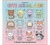 Cute Animal Jobs Coloring Book 70 Adorable Animal Careers to Color!