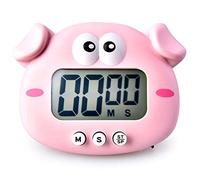 Cute Animal Kitchen Timer, Countdown Timer with Battery 100 Minutes (Peggy Cerdo)
