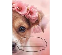 Cute Animal Notebooks for Animal Lovers: 120 Lined Pages, 6x9 Inch Journals with Adorable Flower Headband Covers, Perfect Gifts for Kids, Teens & Adults