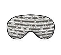 Cute Animal of Scottie Dog Pattern Weighted Eye Mask Sleep Blindfold Correas ajustables para la cabeza Cubierta para los ojos
