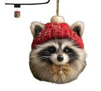 Cute Animal Ornaments - Acrylic Ornament | Forest Animal for Lightweight Hanging, Seasonal Decoration for Home Accent, 2D Flat Animals Decoration, Animals Gift with Scratch-Resistant Charm