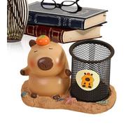 Cute Animal Pencil Holder, Cute Pen Holder For Desk, Cartoon Capybara Pencil Container, Pen Holder For Students, Stationery Pencil Organizer, Colored Pen Holder For Desk, Capybara Pen Container