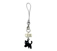 Cute Animal Phone Pendant - Cartoon Resin Cat Phone Charm for Keychain & Wallet | Aesthetic Animal Strap Accessory with Sturdy Resin Design, Adorable Style for Phones, Bags, Keys and Daily Outfits