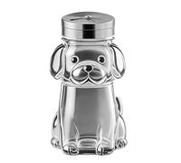 Cute Animal Salt & Pepper Shaker Set | Glass 10.8×7×7cm 80g Stainless Steel Lid Seasoning Dispenser Kitchen Table BBQ Camping Bar Home Farmhouse Restaurant Use Decorative Jar Gift