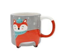 Cute Animal - Taza de café (450 ml), diseño de zorro