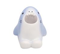 Cute Animal Toothbrush Holder - Resin Counter Toothbrush Stand | Lovely Toothpaste Dispenser For Home Table Decoration Bathroom Organizer