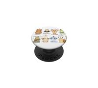 Cute Animal Wordplay Afirmaciones de Pensamiento Positivo PopSockets PopGrip Adhesivo