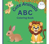 Cute animals ABC Coloring Book: Educational coloring book