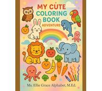 Cute Animals, Birds, Fruits, Vegetables & Water Animals Coloring Book for Kids Ages 3-12 | 80 Fun Pages of Adorable Characters to Color and Learn: A ... Animals, Lovely Birds, Fruits, Fresh Veggies