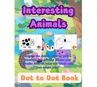 Cute Animals Books, Dot To Dot Coloring books for Adults Relaxation, 50 drawings , 8.5*11 inches ,Penguin. Spiders, fish, rhinos, koalas, ducks, swans, dogs, zebras,Mouse.