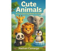 Cute animals: Coloring book