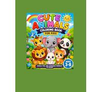 Cute Animals: Coloring Book