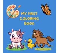 Cute Animals Coloring Book: Educational coloring pages with animals and alphabet for children 3-5.