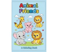 Cute Animals Coloring Book: Farm, Wild, Ocean and Fantasy Animals for Kids