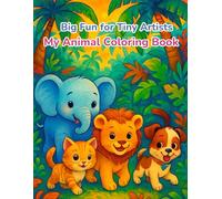 “Cute Animals Coloring Book for Kids Ages 3-10” by Pebble Tree Publishers: Fun and Easy Animal Designs with Reference Images - Perfect for Toddlers, Preschoolers, and Young Artists!