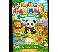 Cute Animals Coloring Book for Kids Ages 3-6: Fun and Easy Animal Coloring Pages for Toddlers and Preschool Boys & Girls | Big, Simple Designs with Bold Lines
