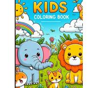 Cute Animals Coloring Book for Kids Ages 3-6: Fun and Easy Coloring Pages for Toddlers | Boys & Girls Activity Book